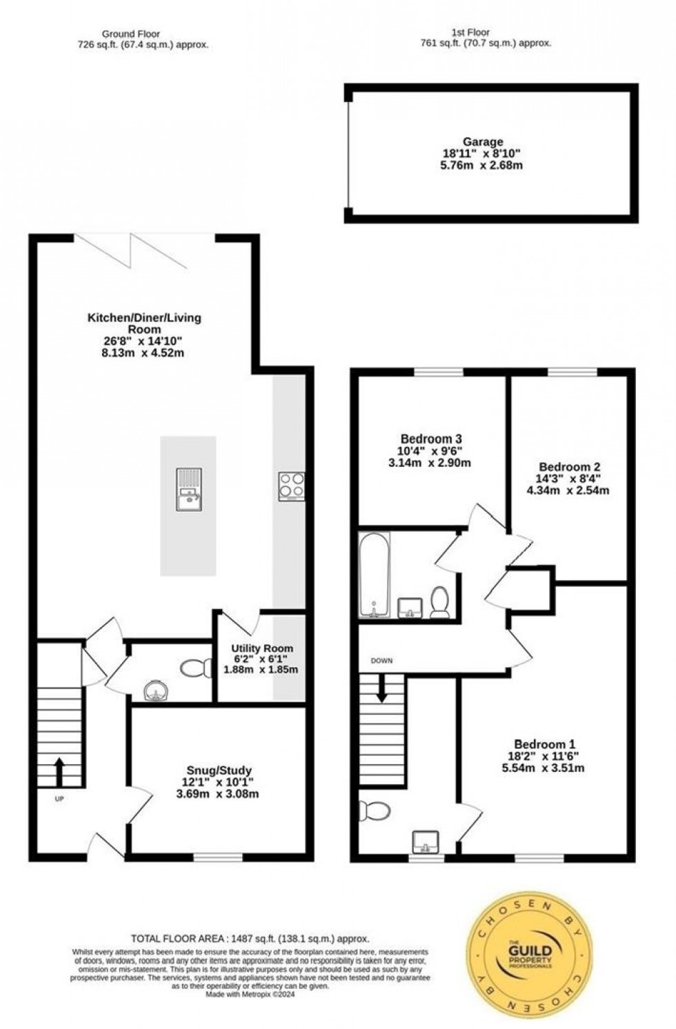 Floorplan for Carr Lane, Sutton-on-the-Forest