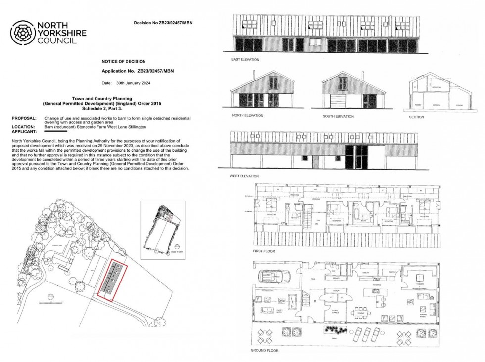Floorplan for Easingwold Road, Stillington