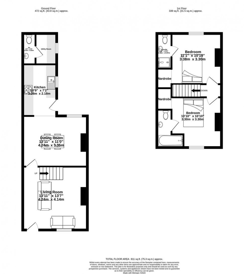 Floorplan for Sutherland Street, South Bank