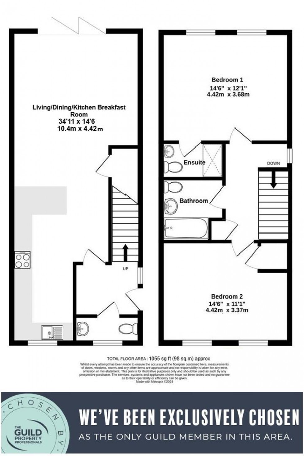 Floorplan for Main Street, Alne, York