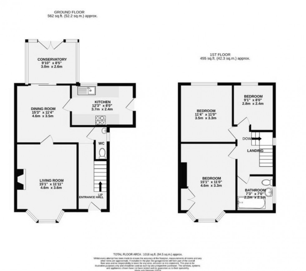Floorplan for Hudson Crescent, York