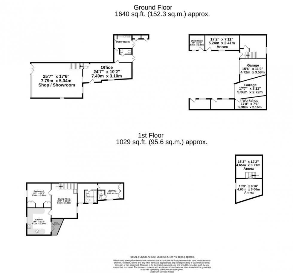 Floorplan for Winchmore Studio, Long Street, Easingwold, York