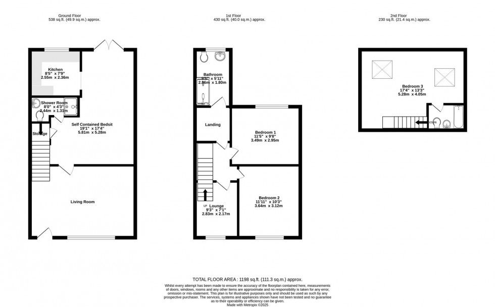 Floorplan for St. Marys Crescent, Whitby