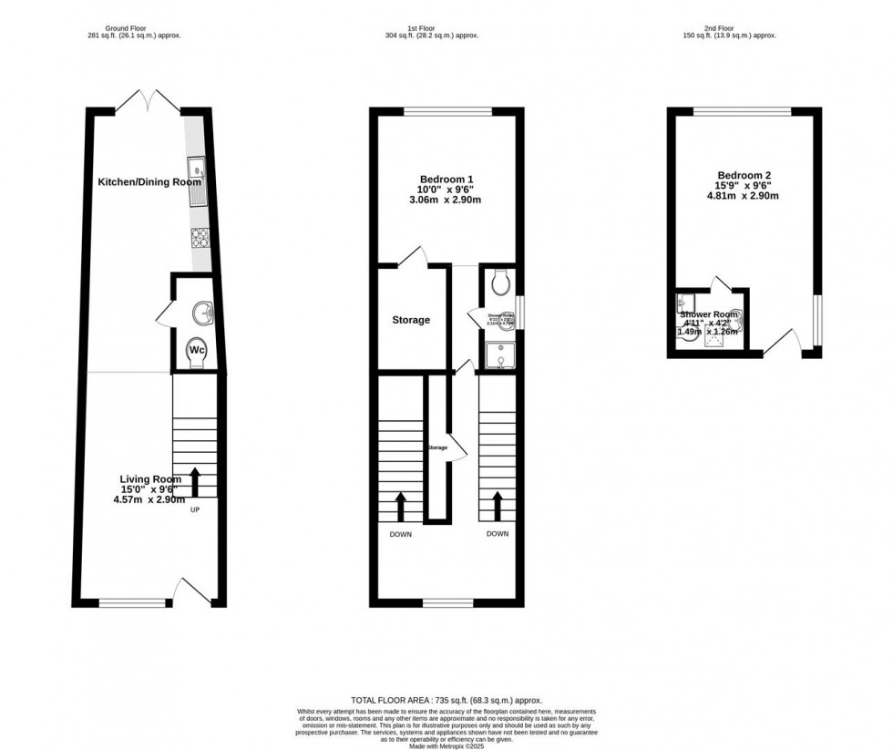 Floorplan for St. Marys Crescent, Whitby