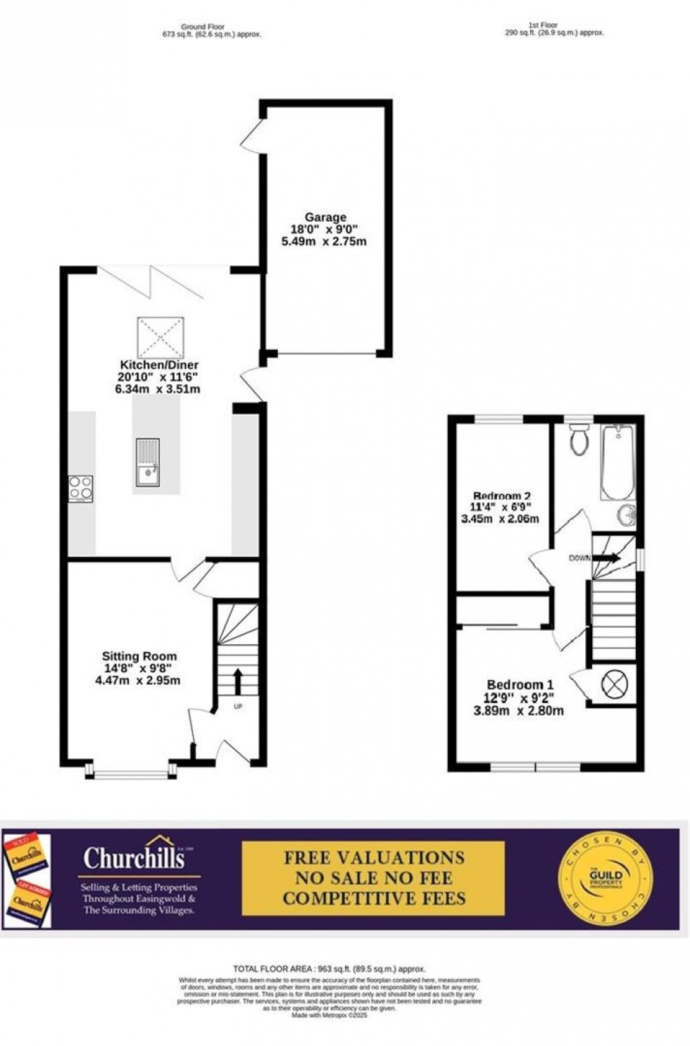 Floorplan for Harness Lane, Boroughbridge, York
