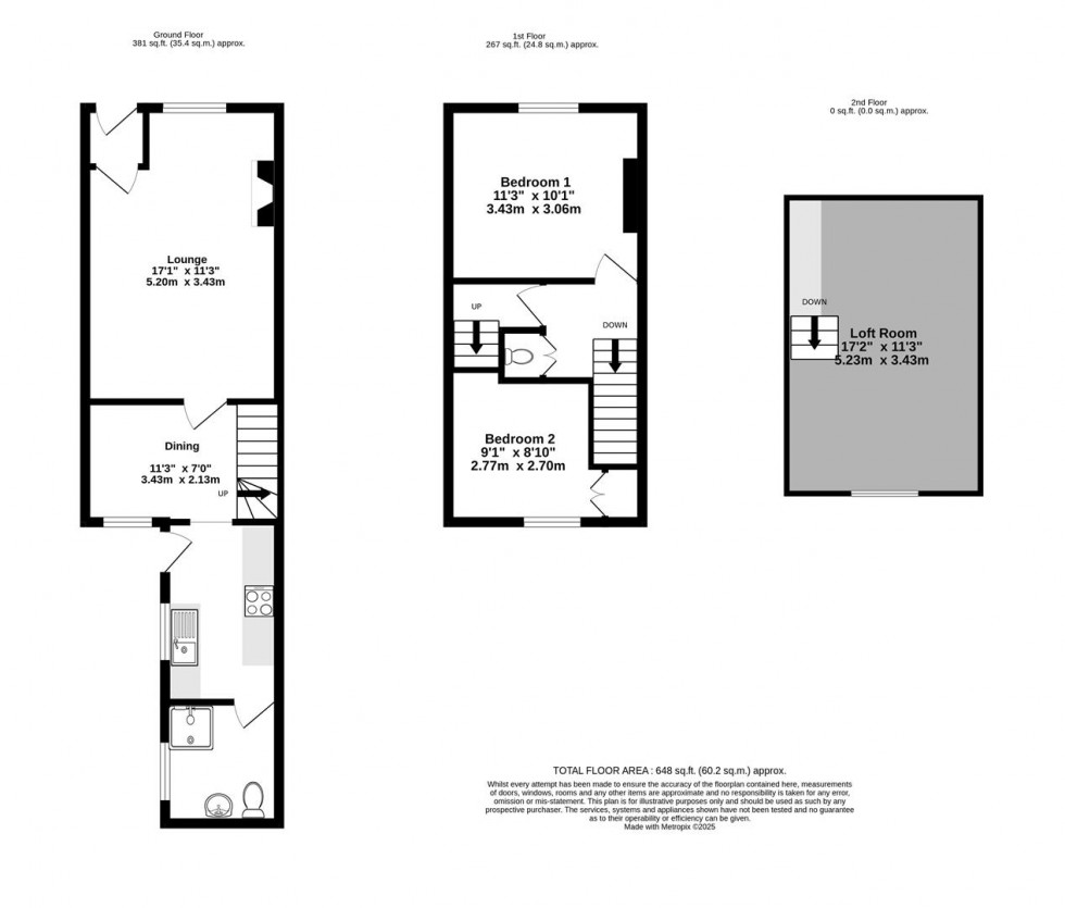 Floorplan for Queen Victoria Street, York