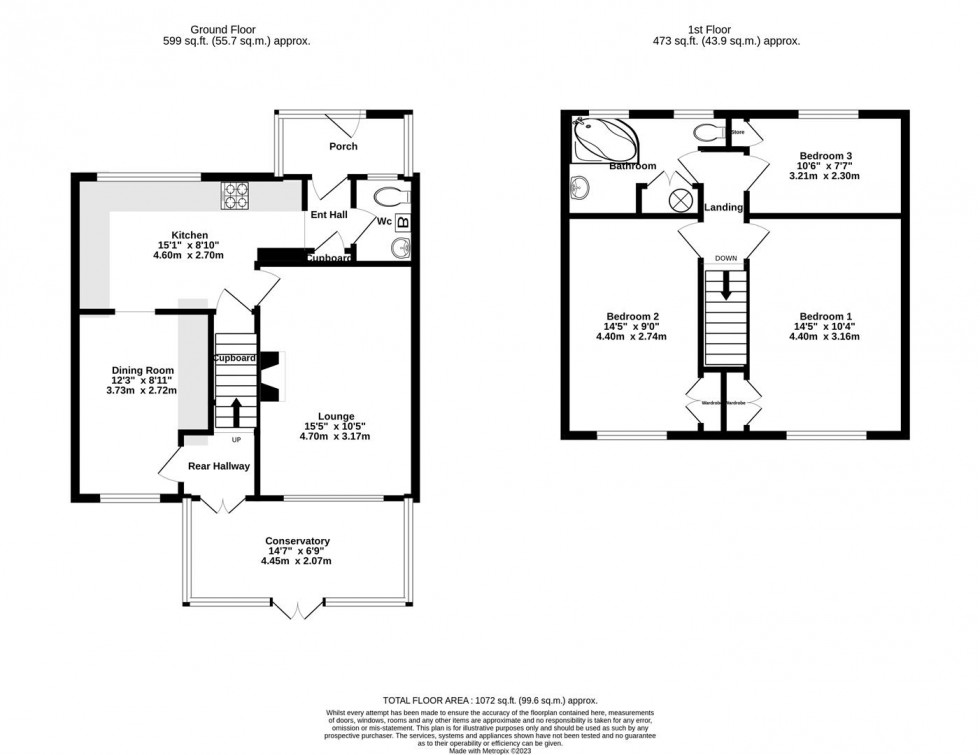 Floorplan for De Mauley Place, The Village