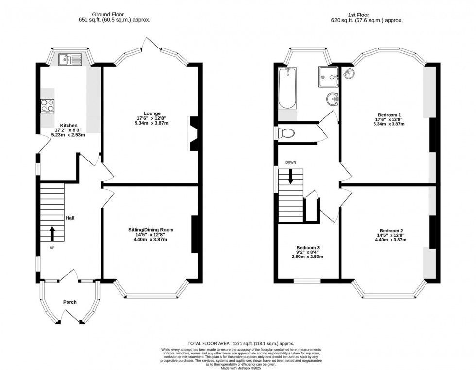 Floorplan for Stockton Lane, Heworth