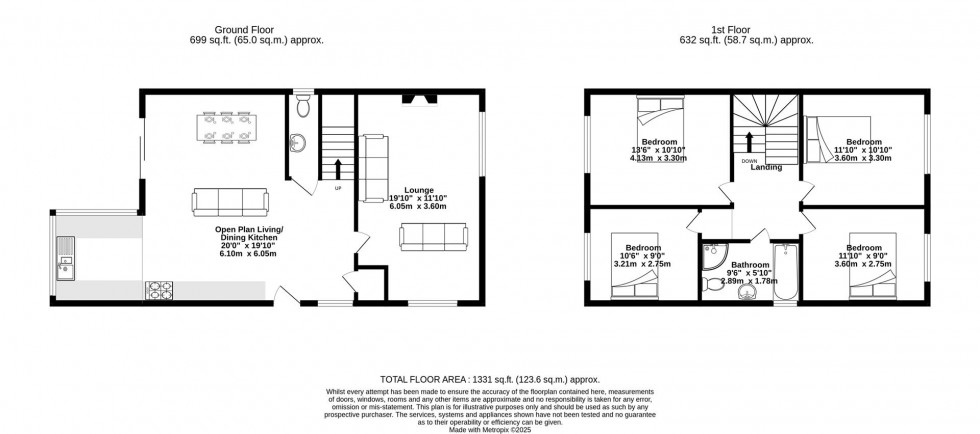Floorplan for Tedder Road, Foxwood
