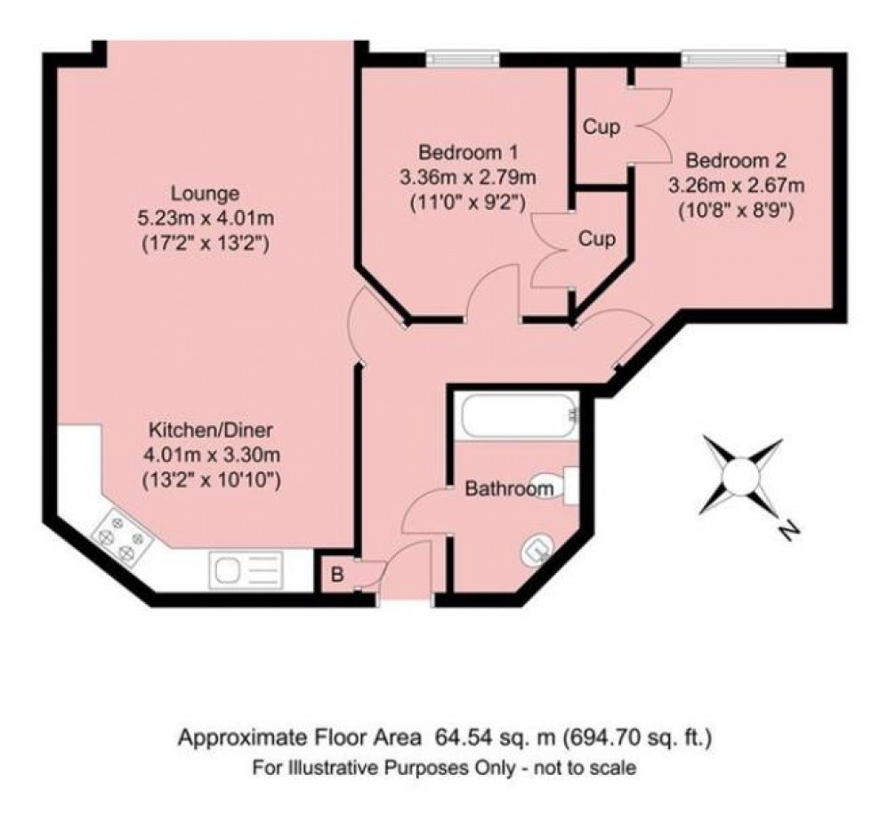 Floorplan for Curlew House, Elvington Terrace, York