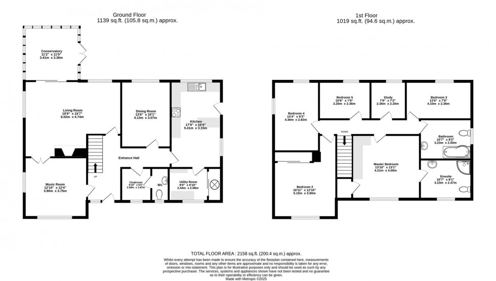 Floorplan for Tockwith Road, Long Marston