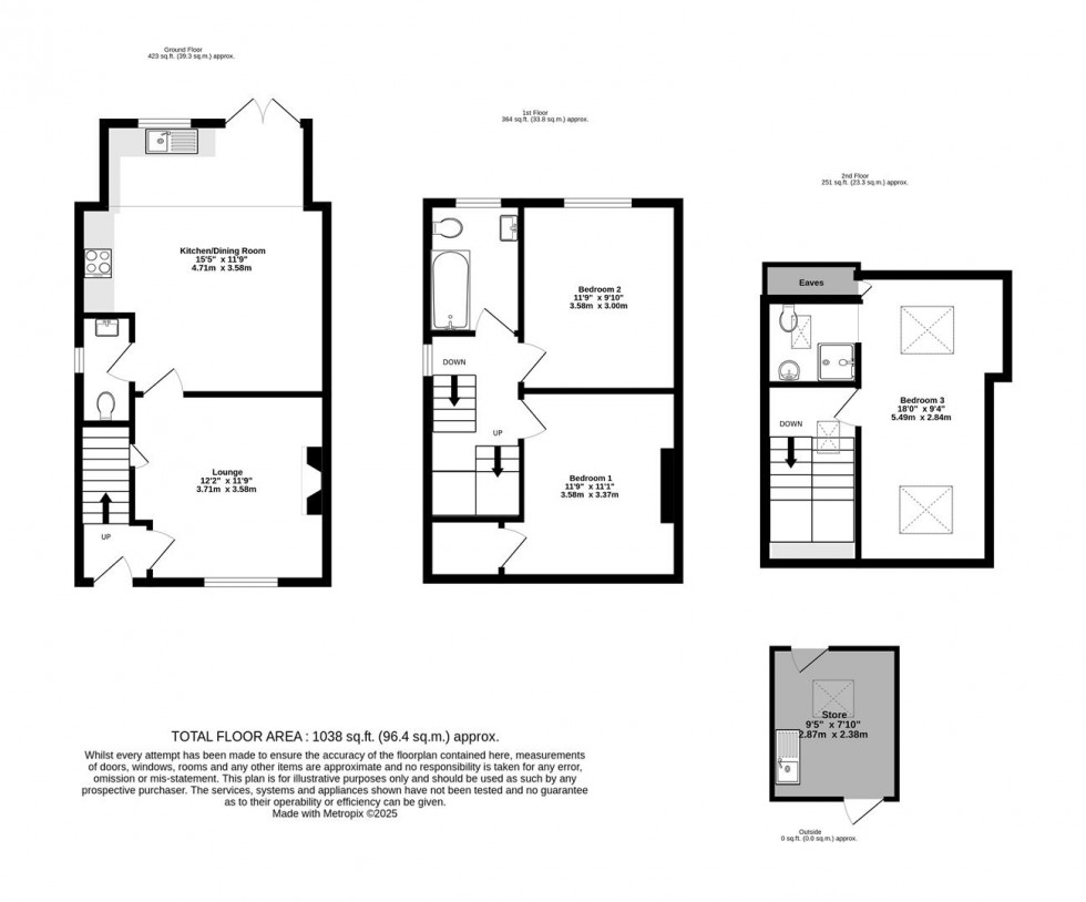 Floorplan for Main Street, Bishopthorpe