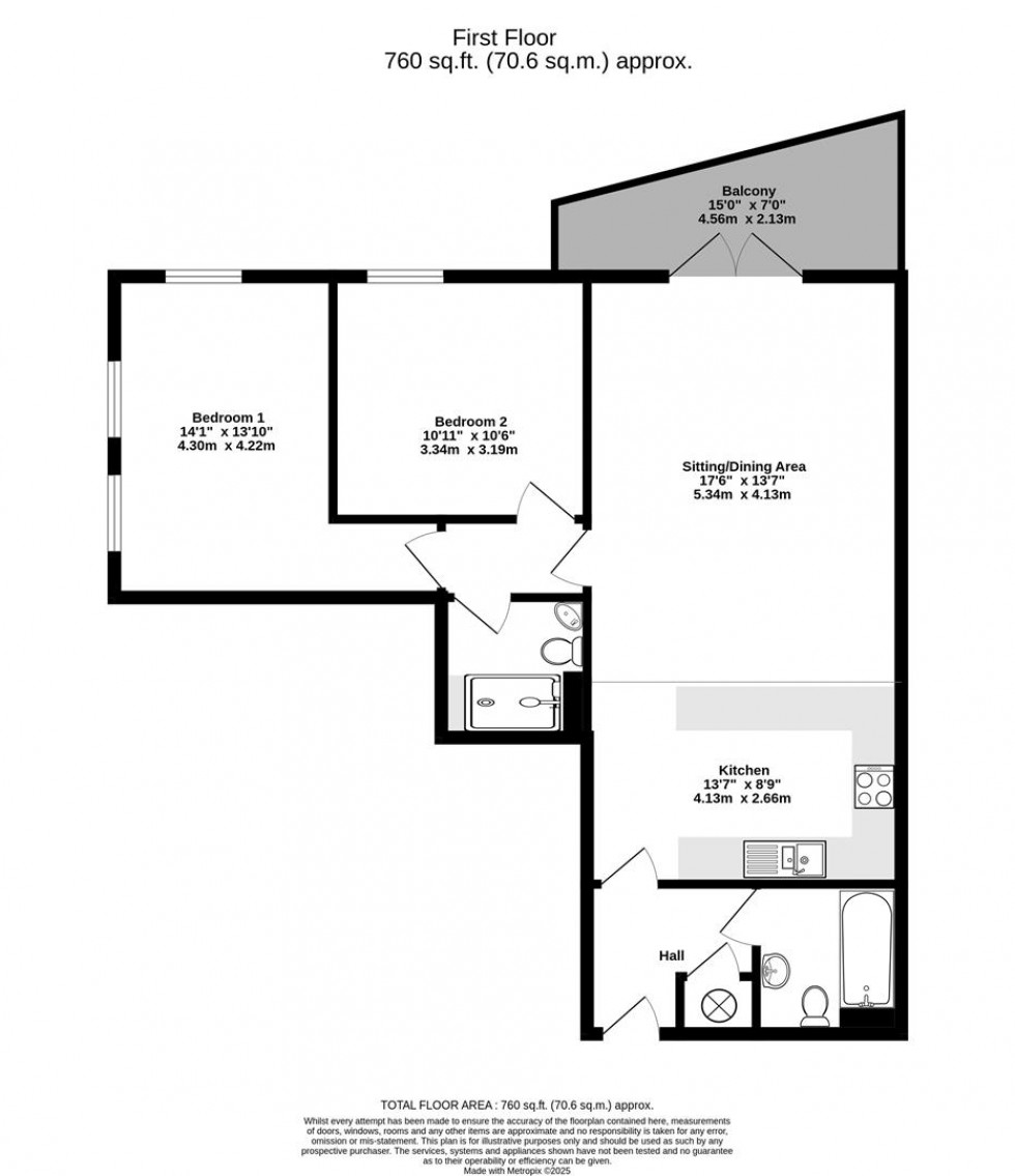 Floorplan for George Cayley Drive, York