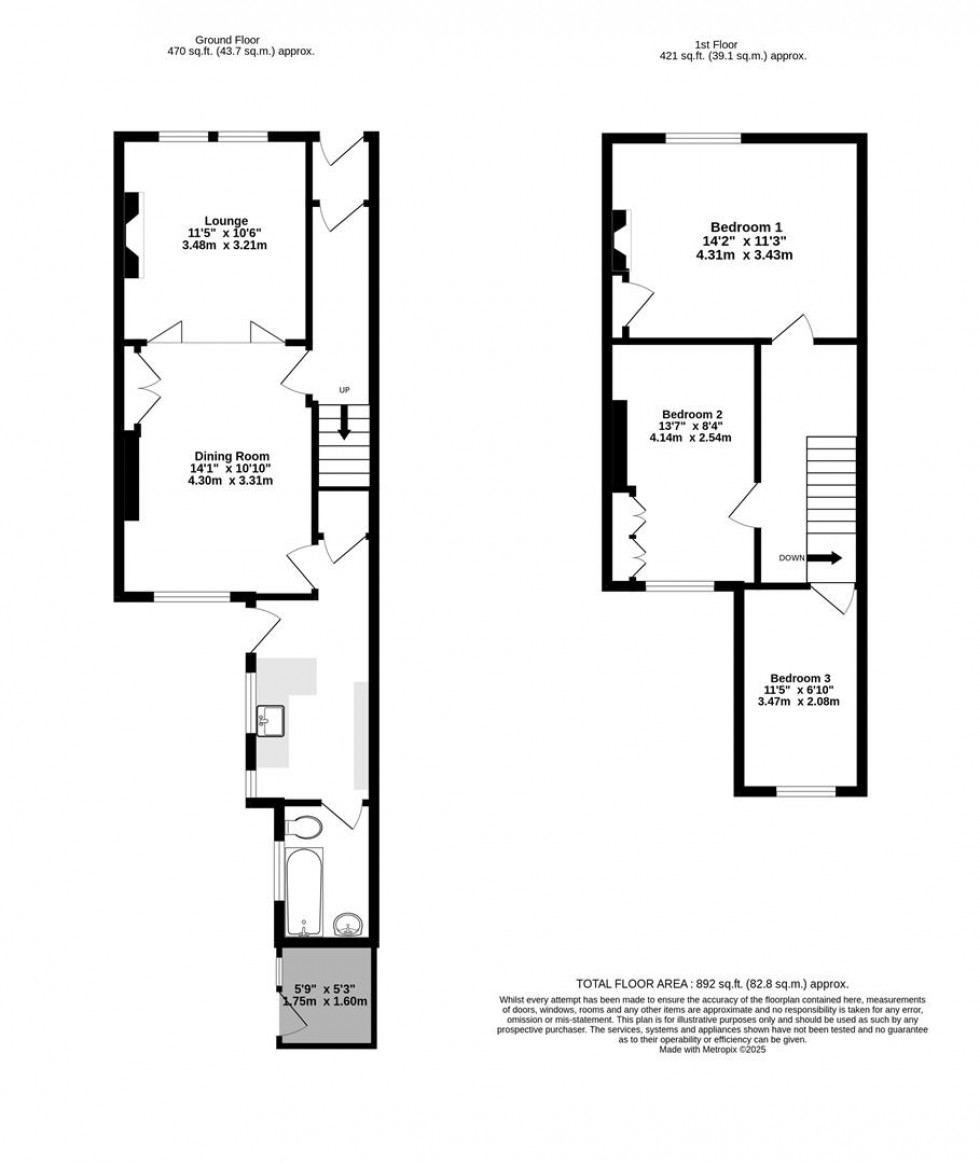 Floorplan for South Bank Avenue, South Bank