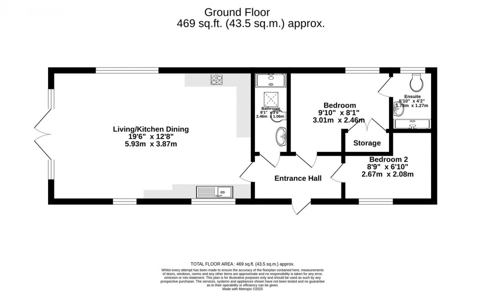 Floorplan for Hull Road, Wilberfoss