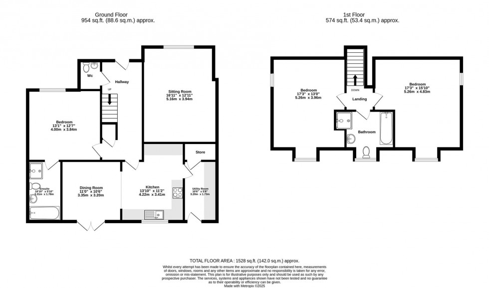 Floorplan for North Lane, Wheldrake