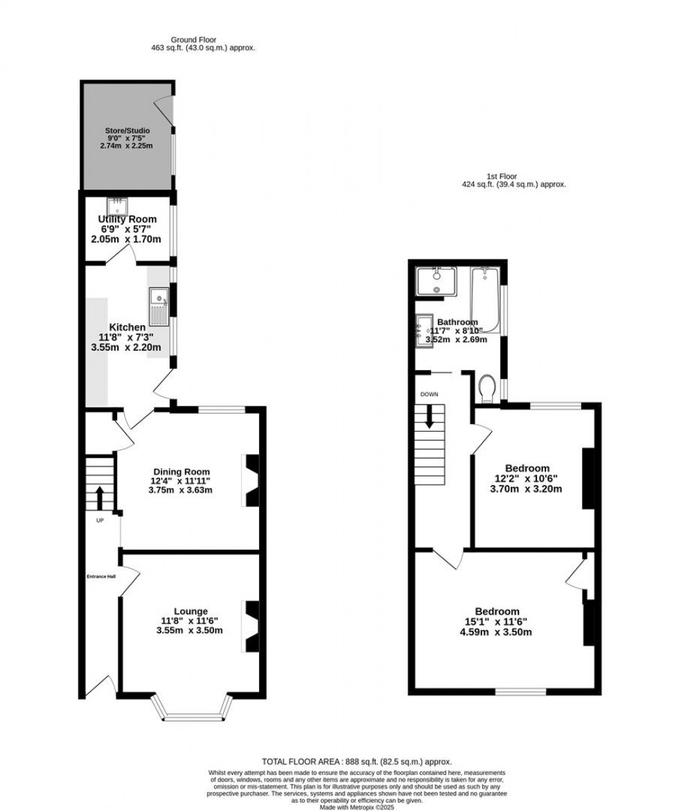 Floorplan for Off Monkgate