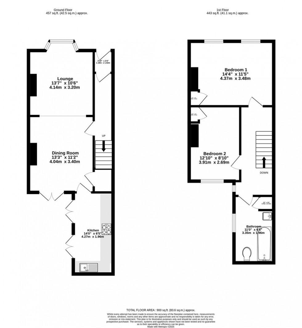 Floorplan for Nunmill Street, South Bank