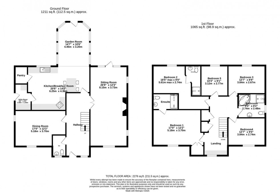 Floorplan for Beckwith Gardens, Riccall, York
