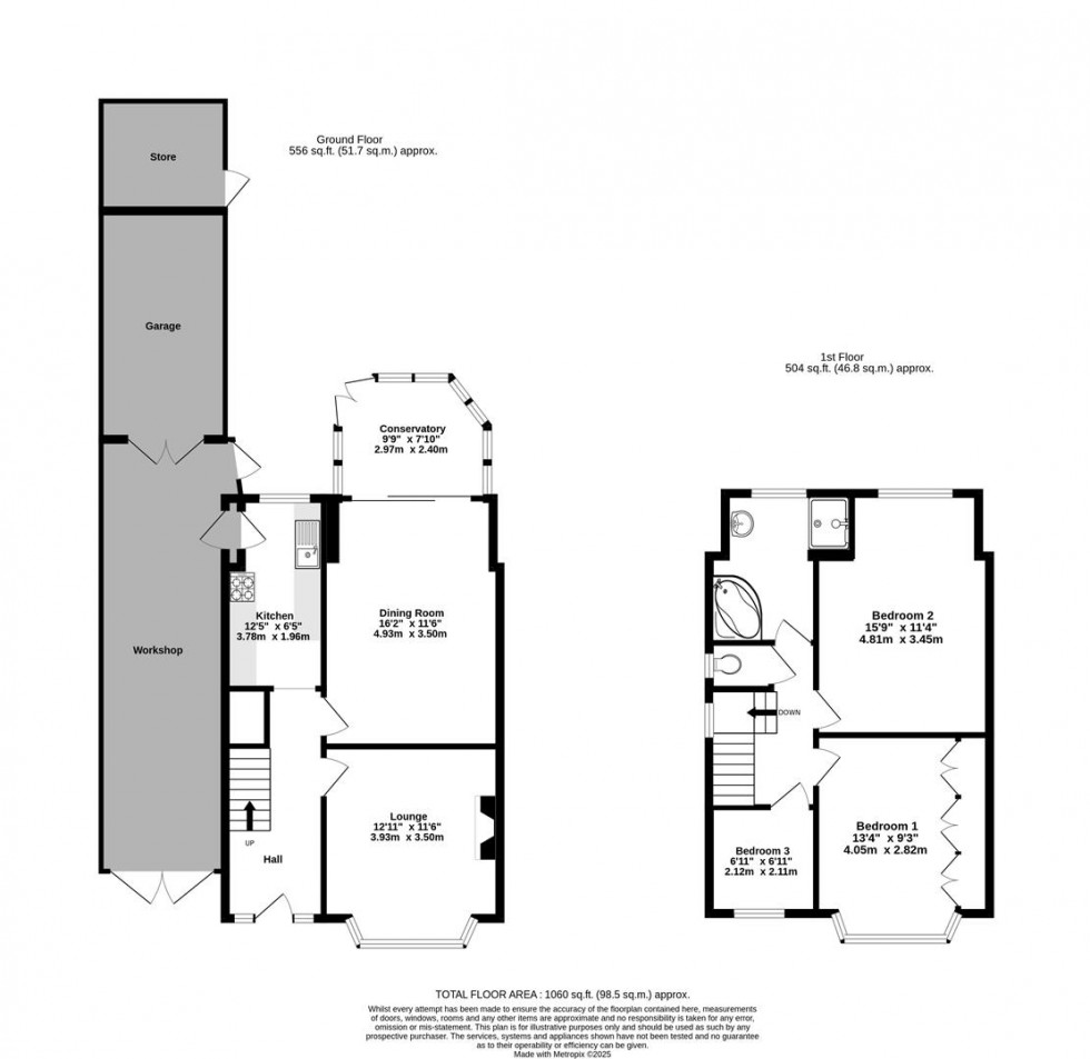 Floorplan for Almsford Road, Acomb