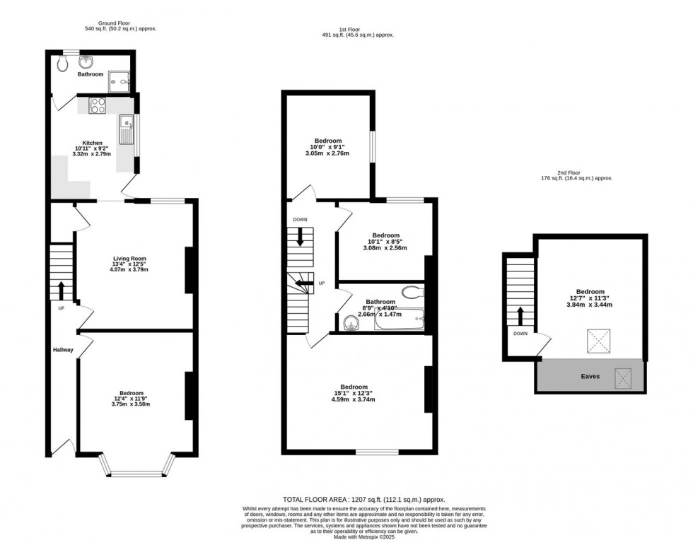 Floorplan for Vyner Street, Haxby Road