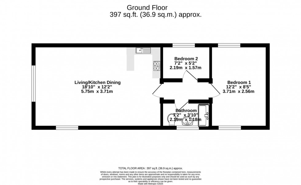Floorplan for Wilberfoss Holiday Park, Hull Road