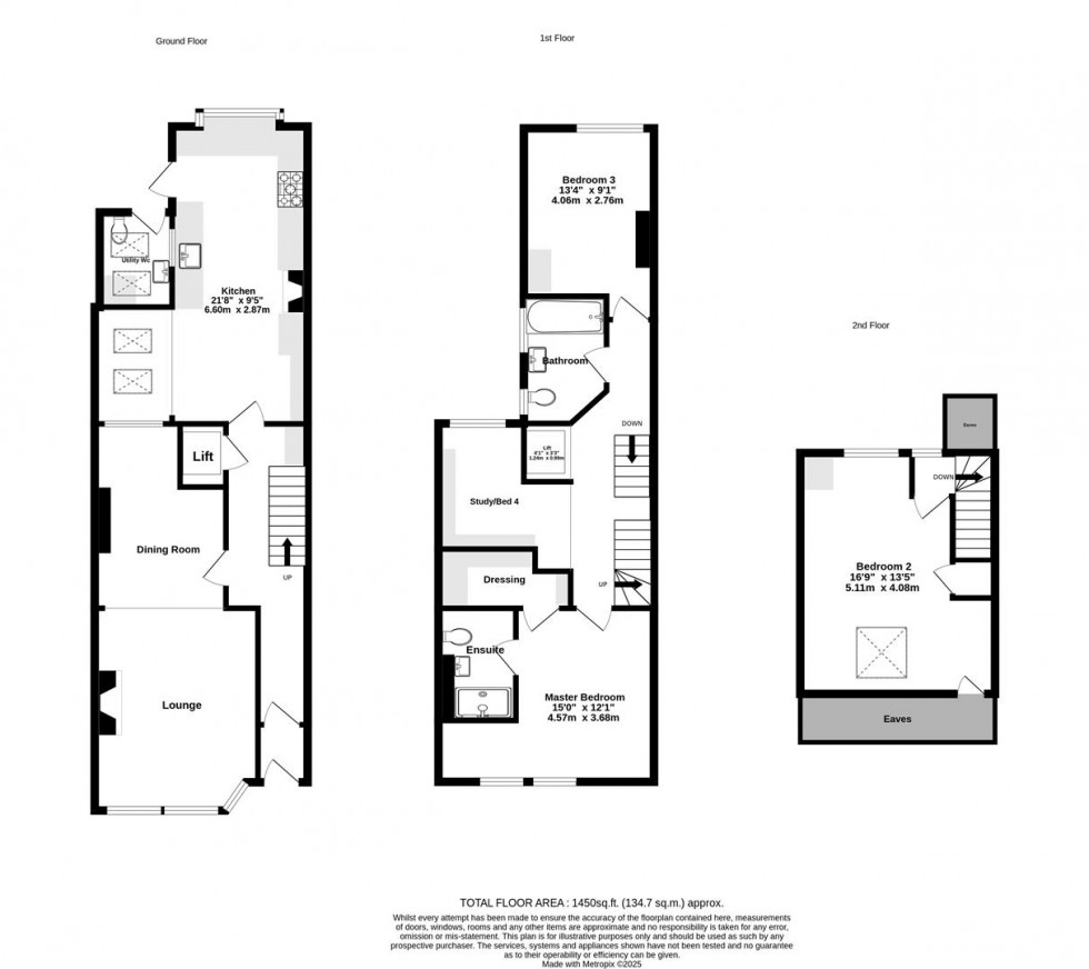 Floorplan for Sycamore Terrace, York