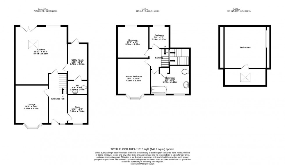 Floorplan for Nunthorpe Gardens, York
