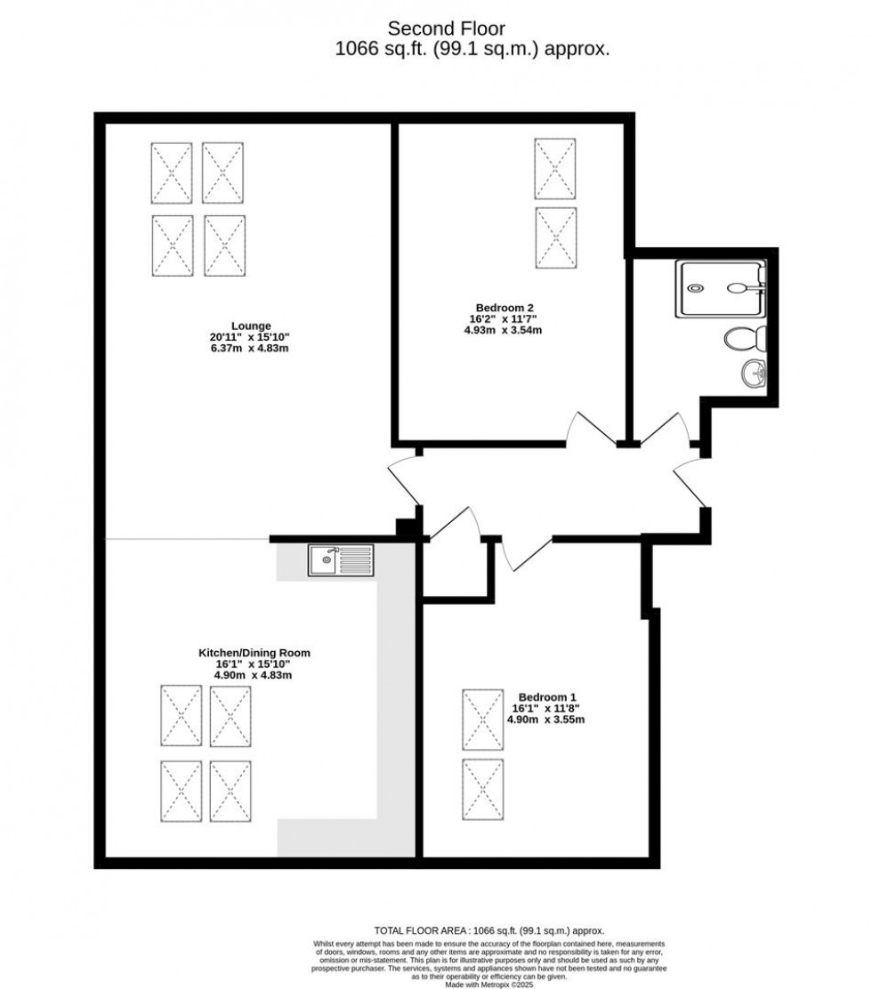 Floorplan for Neptune House, Olympian Court