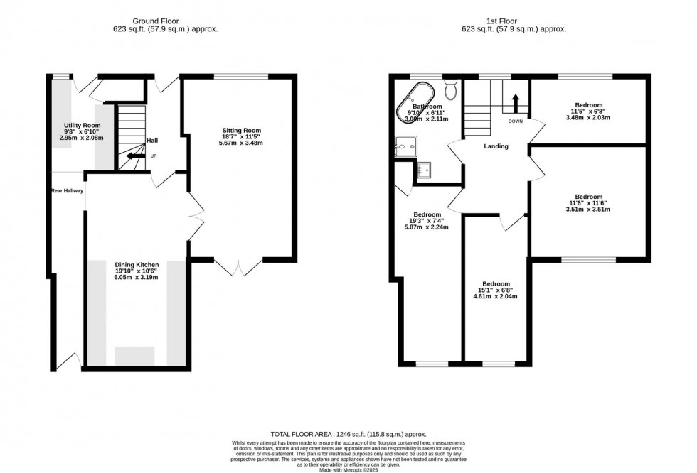 Floorplan for Chaloners Road, York