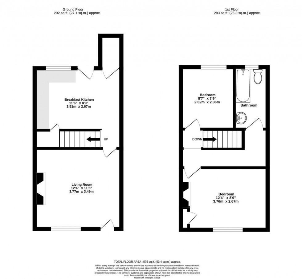 Floorplan for Fern Street, Lord Mayors Walk