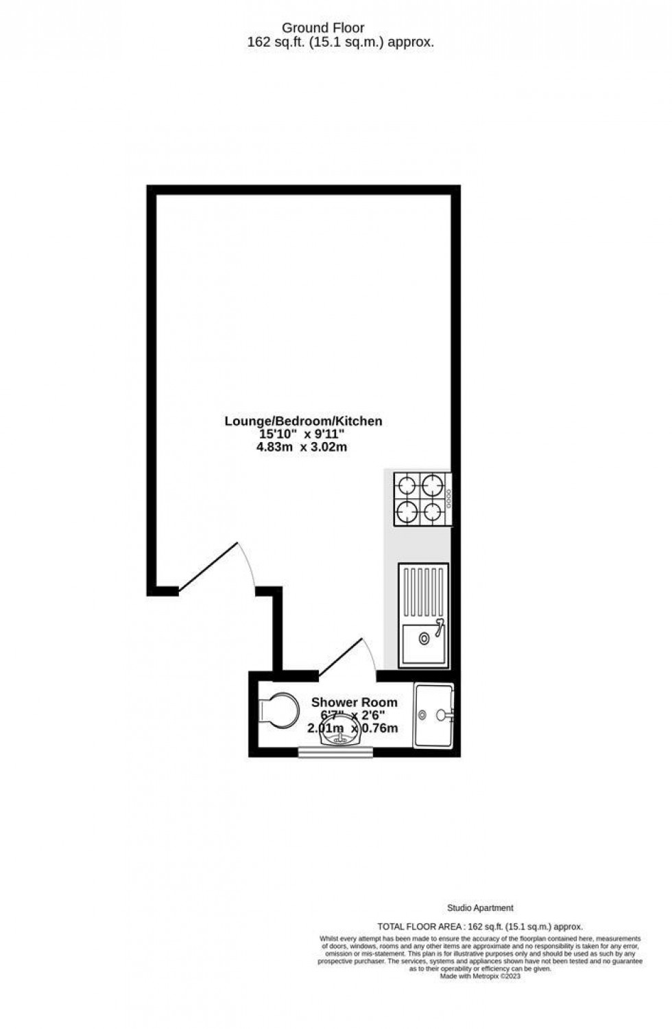 Floorplan for Fern Street, Lord Mayors Walk