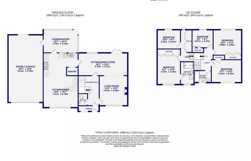 Floorplan for Derwent Park, Wheldrake