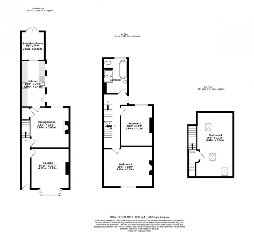 Floorplan for Vine Street, York