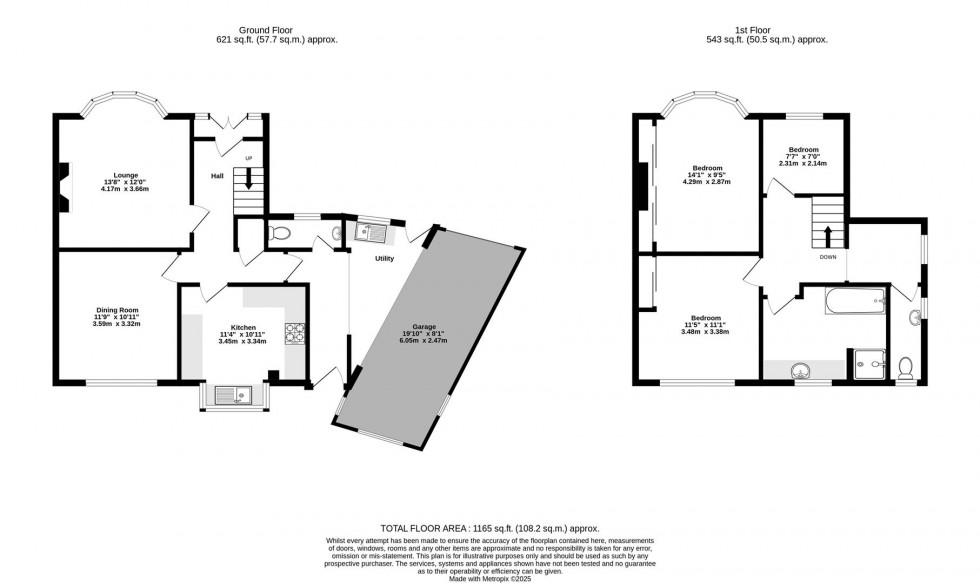 Floorplan for Cranbrook Road, York