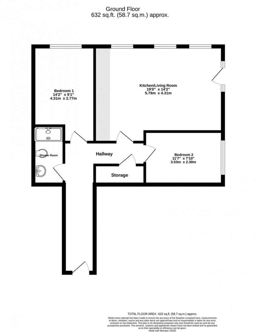 Floorplan for George Cayley Drive, York