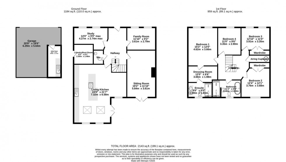 Floorplan for Main Street, Thorganby, York