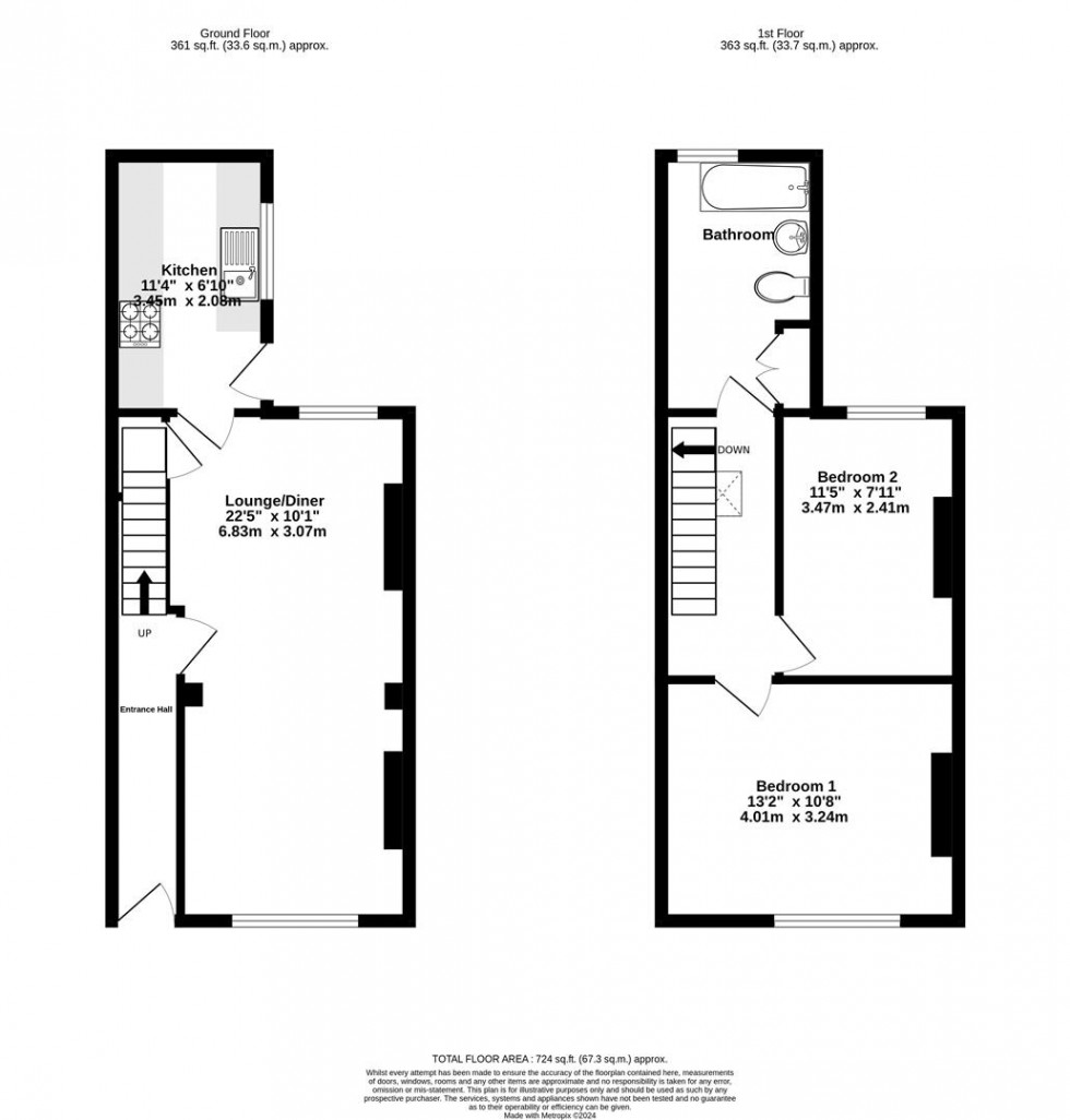 Floorplan for Severus Street, Acomb, York