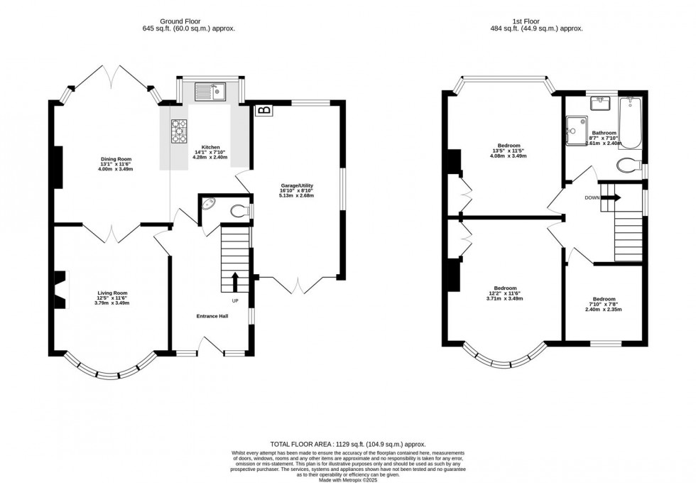 Floorplan for Whin Road, York