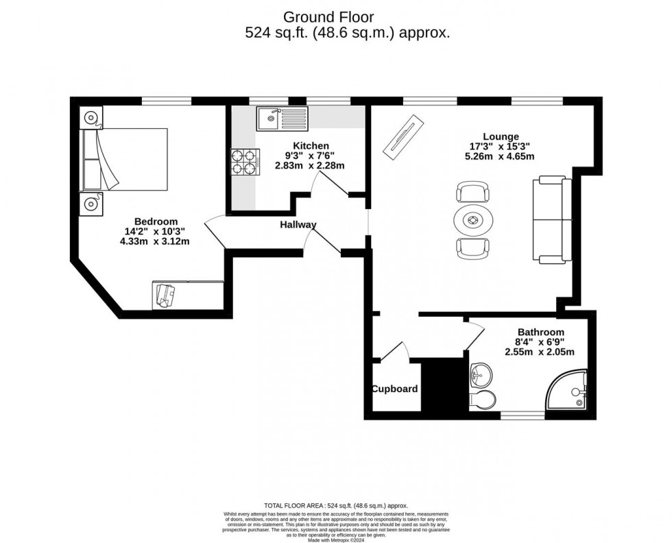 Floorplan for The Pavement, City Centre