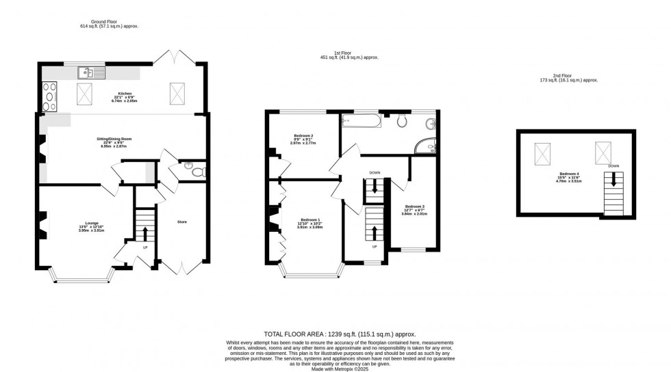 Floorplan for White House Dale, York