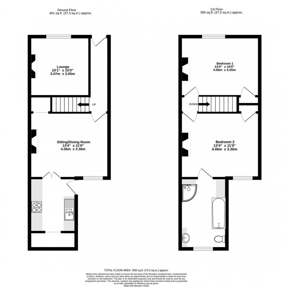 Floorplan for Curzon Terrace, York