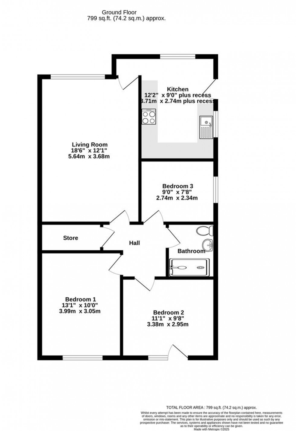 Floorplan for Kentmere Drive, York
