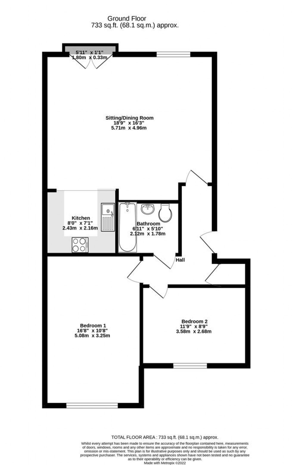 Floorplan for Martins Court, York