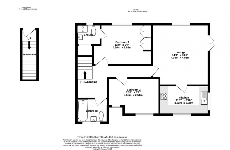 Floorplan for Blue Bridge Lane, York