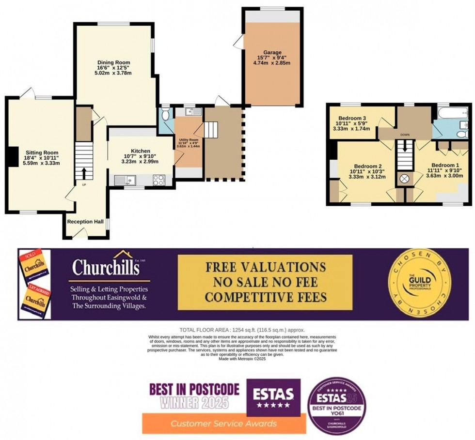 Floorplan for Brandsby Street, Crayke, York
