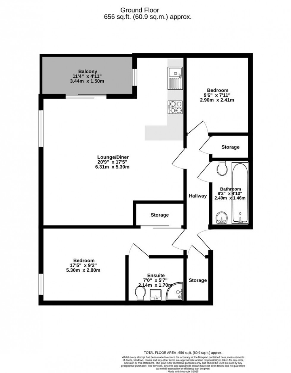Floorplan for Harlequin House, York