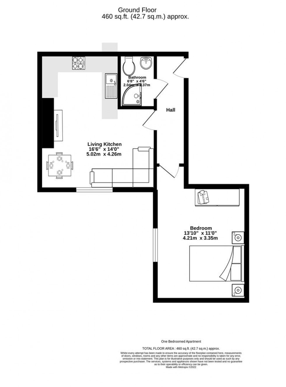 Floorplan for Acomb Road, York
