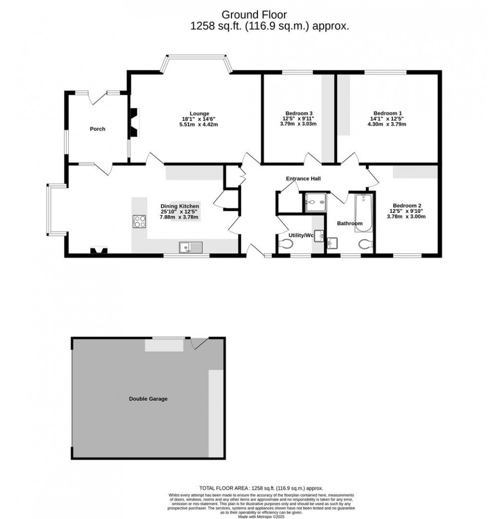 Floorplan for Fordlands Crescent, Fulford, York