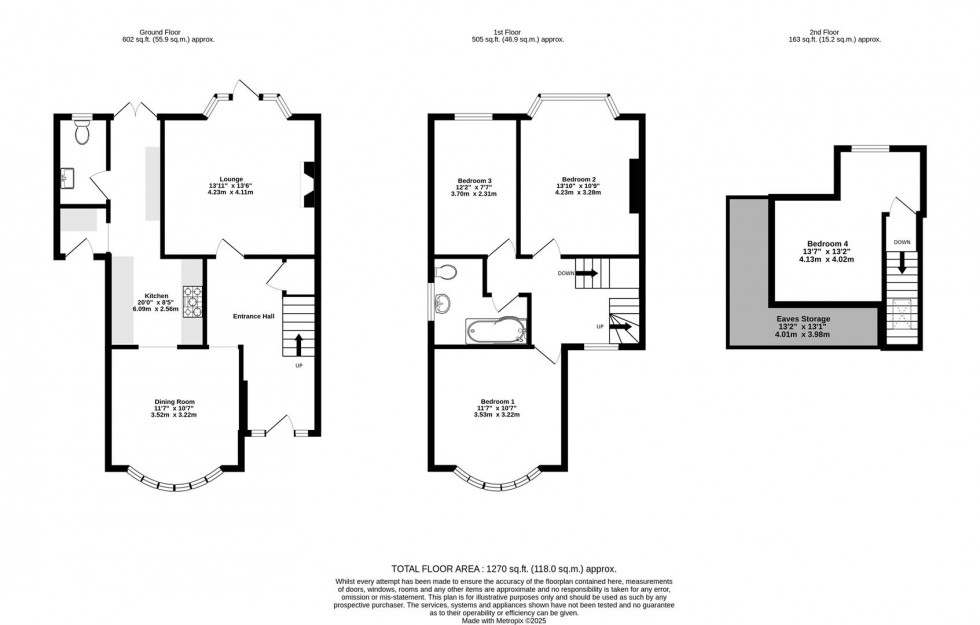 Floorplan for Greencliffe Drive, York